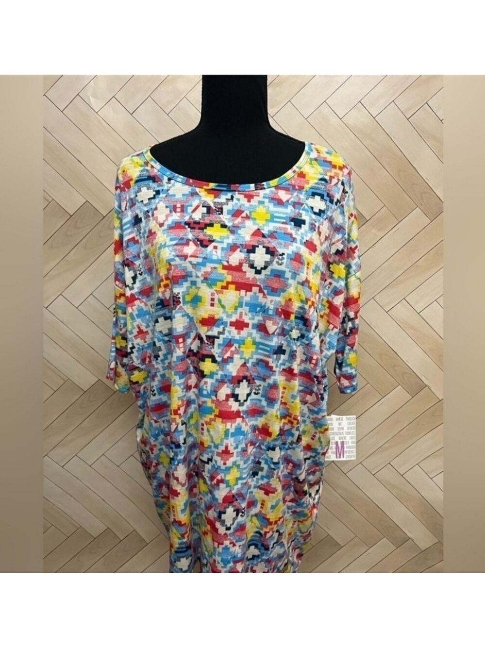 LuLaRoe Irma Women's Tunic Bright Size Medium NEW